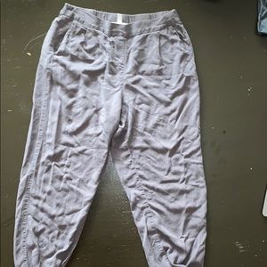 gray fancy joggers